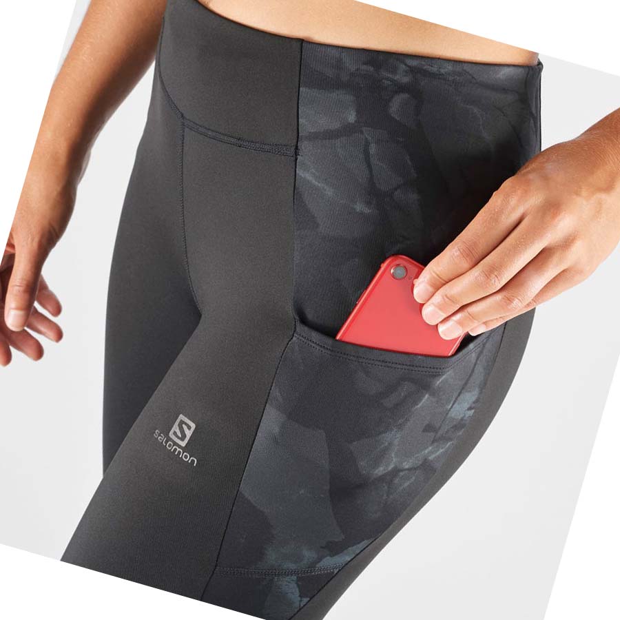 Pantalones Salomon CROSS RUN 28'' Mujer Grises | MX 2368QMA